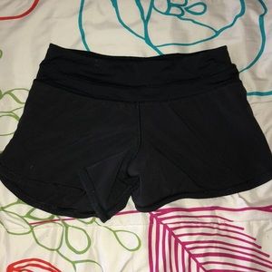 Black Lululemon shorts